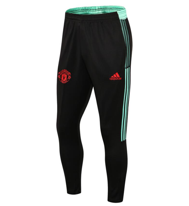 2021/22 Manchester United Black Green Training Pants